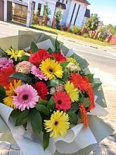Букет цветов из:  Герберы #REPLACE_PRED# Черноморском